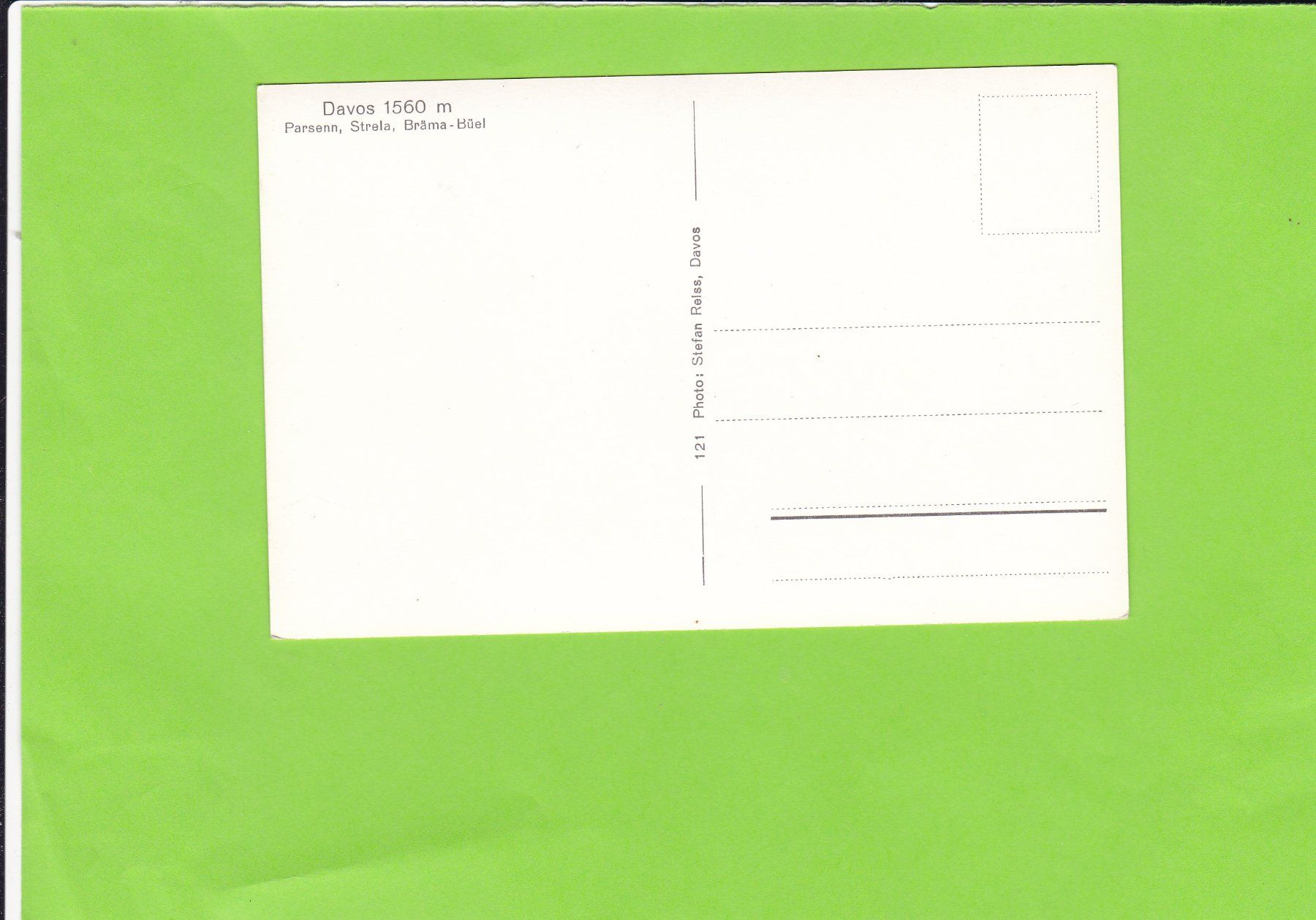 Cartoline postali: Davos-MBK – Usato da St. Peterzell venduto da neckertal 1