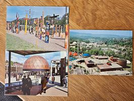 3  Karten EXPO Lausanne 1964 ab 5.--