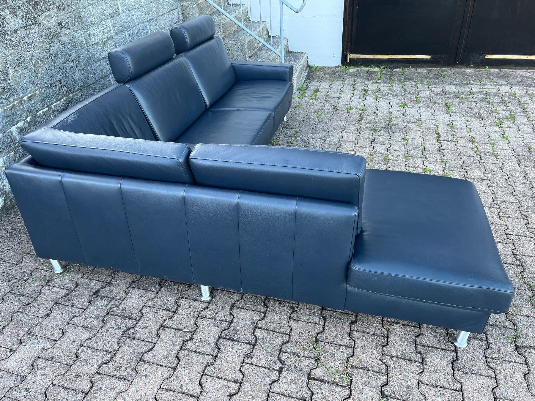 Pfister Divani: Ewald Schillig Ecksofa aus Echtleder – Usato da Feldbach venduto da Olive1 3
