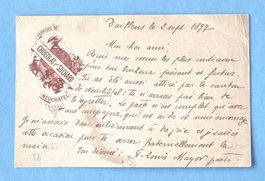 Suchard - Ganzsache - Daillens - Nyon - 1897