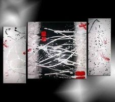 X428 Acrylgemälde 3 tlg. 800 x 800 mm (231)