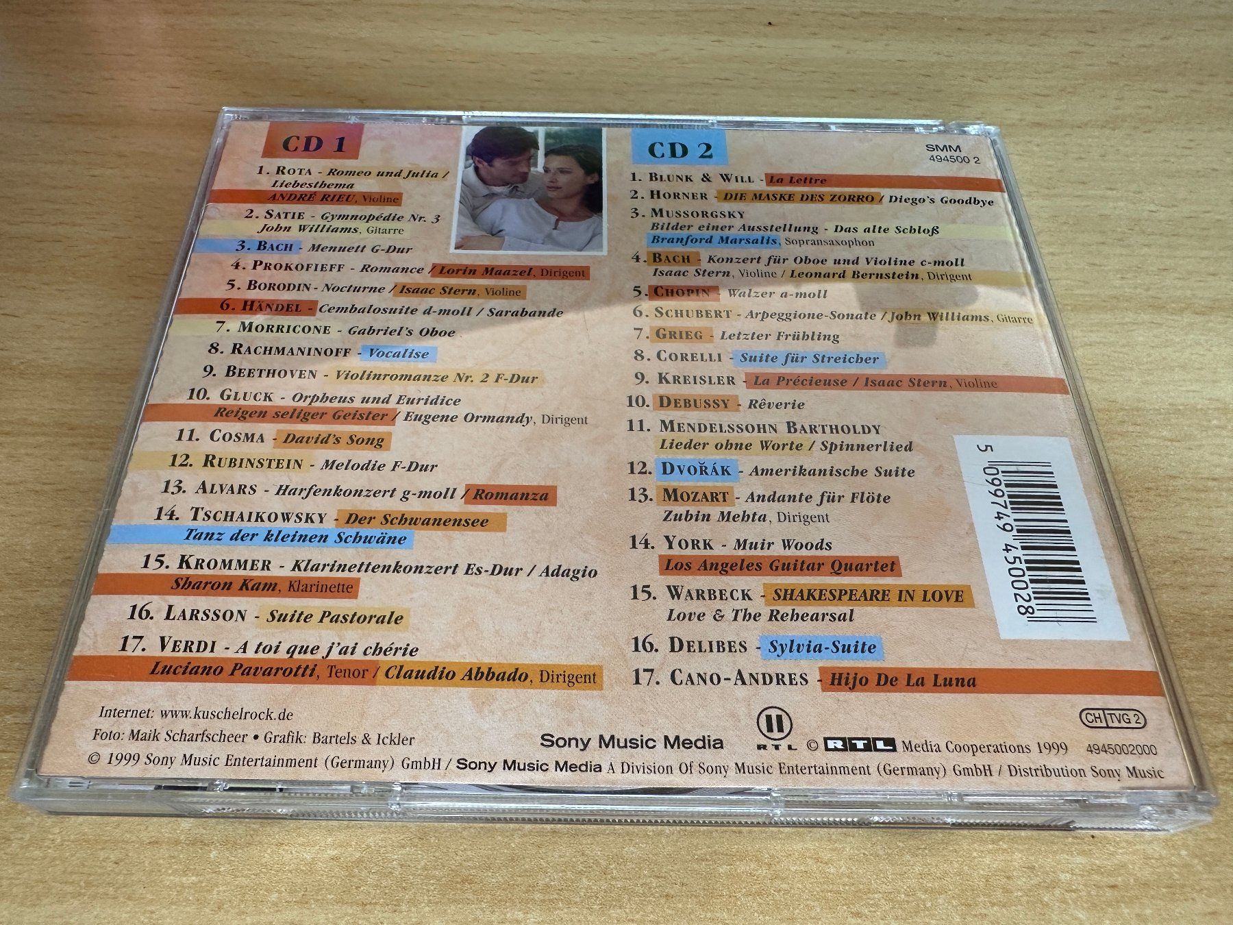CD: Various – Kuschel Klassik 4 - 2 CD – Usato da Rikon im Tösstal venduto da Alpenmutz 1