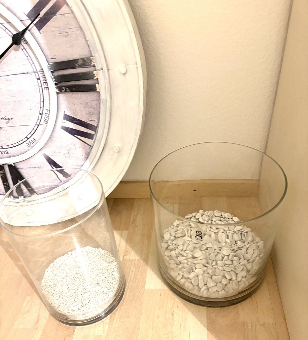 Alle Dekorationen: XXL Uhr - 80 cm Durchmesser mit 2 Windlichter – Neu (gemäss Beschreibung) aus Glattbrugg von Ariel012 6