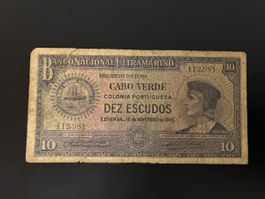 10 escudos Cabo Verde 1945 selten