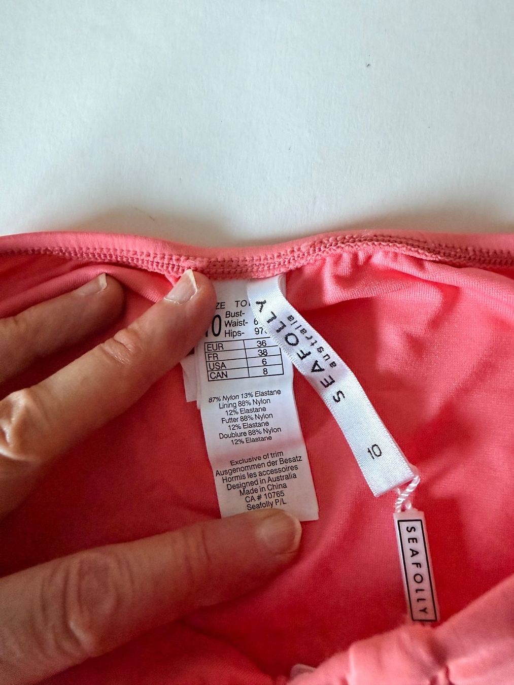 Seafolly Costumi da bagno & Bikini: SEAFOLLY, Bikini, Grösse 36, Farbe Lachs – Nuovo e nell'imballaggio originale da Rudolfstetten venduto da gst_g7xl 6