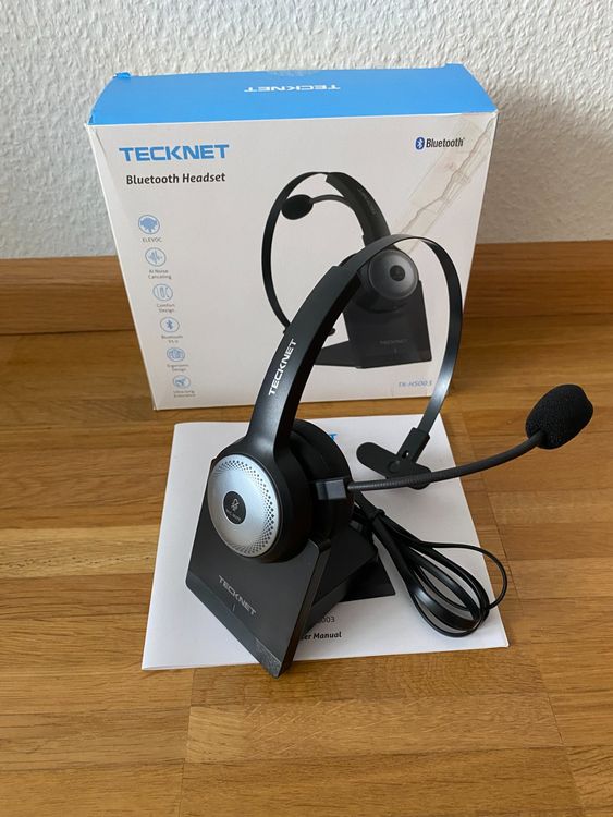 Tecknet Bluetooth Headset TK-HS003 (Neu und originalverpackt) in ...