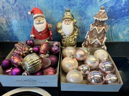 Christbaumkugeln Globus Weihnachtsdeko Weihnachtsmann Lausch