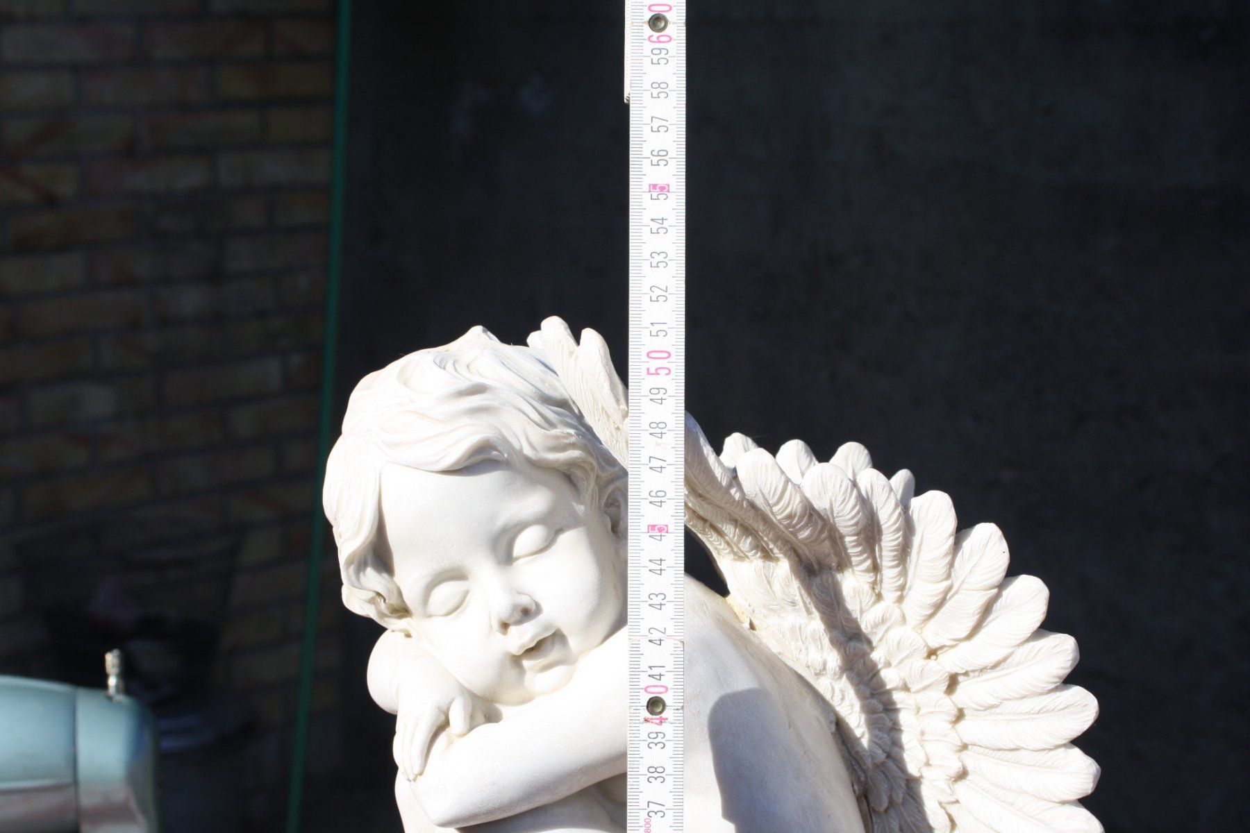 Statuette: ENGEL GROSSER SCHÖNER ENGEL AUF KUGEL – Usato da Wauwil venduto da Pneuedy 7