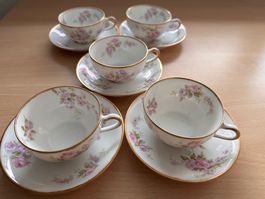 Limoges Theodore Haviland Tassen Set (von 1894)