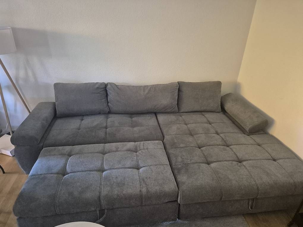 Divani: Graues Sofa mit Bettfunktion & Stauraum  Top Zustand – Usato da Bern venduto da bil_829n 1