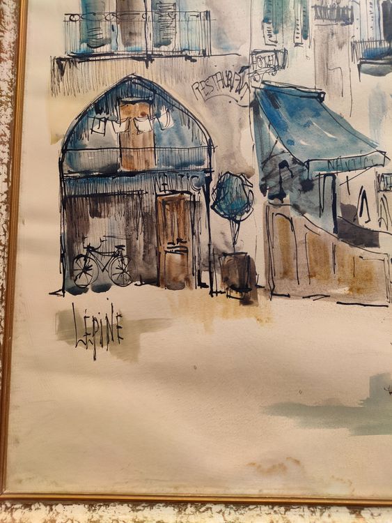 Original Zeichnung von Joseph Lépine Kaufen auf Ricardo