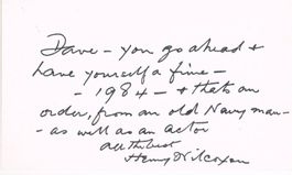 Henry Wilcoxon 1905-84 Autogramm signiert Karte 9x13cm