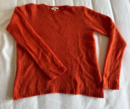 Basic Apparel Strickpullover, Orange, Gr. M