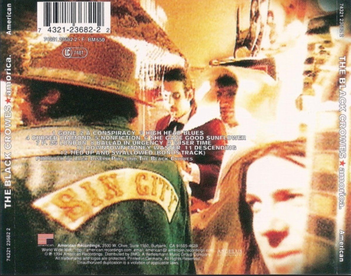 CDs: The Black Crowes – Amorica. – Gebraucht aus Brunnen von Barfly5 1