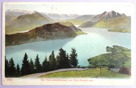 Der Vierwaldstättersee vom Rigi-Känzeli aus