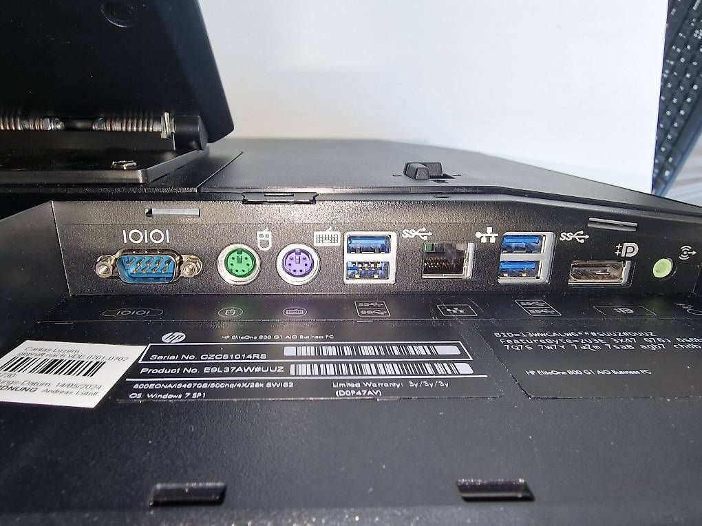 Hewlett Packard PCs: #359 HP EliteOne AIO PC - Intel i7 - 16GB RAM – Gebraucht aus Kriens von MERLComp. 1