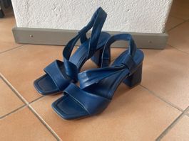 Joni made in Spain Leder Sandalen blau 39