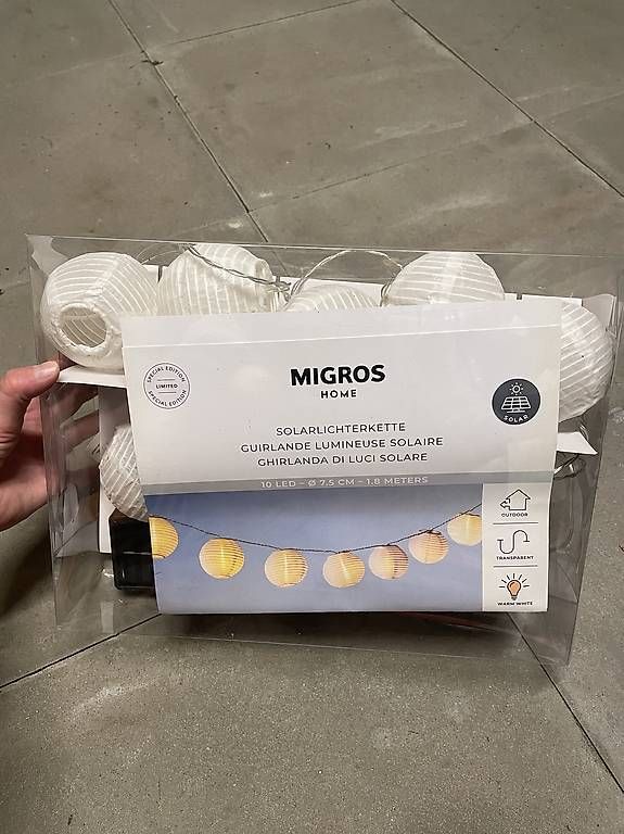 Migros Lichterketten & Leisten: Solarlichterkette – Gebraucht aus Basel von Pia.Mi