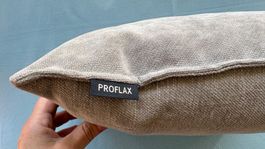 Proflax Brook Stone pillowcase + duck feather filling