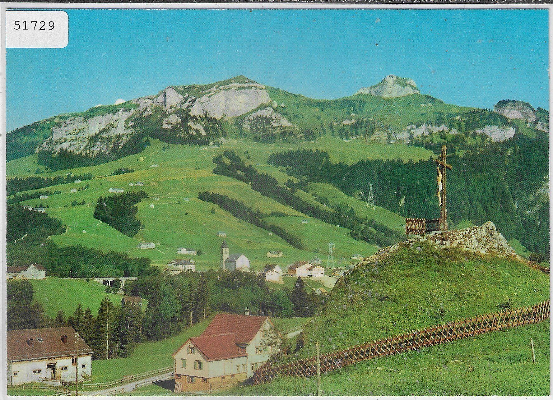 Cartoline postali: Luftseibahn Brülisau-Hoher Kasten – Usato da Ettingen venduto da Kartenplanet