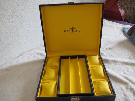 Breitling Uhrenbox Für 12 Uhren Sehr Selten Vintage Gebrauch