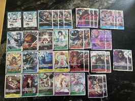One Piece TCG Lot - 35x SR + 2x Special DON (Japanisch) 