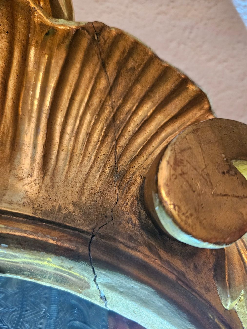 Specchi: Alter Spiegel mit Goldrahmen, Vintage – Usato da Wittenbach venduto da anzo4 6