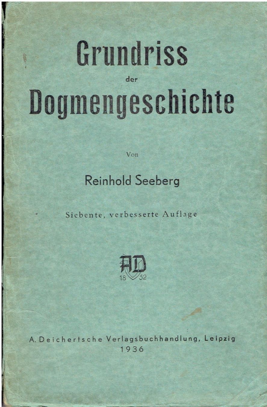 Livres: Grundriss der Dogmengeschichte, 1936 – D'occasion à Flims - Dorf par Stagediver
