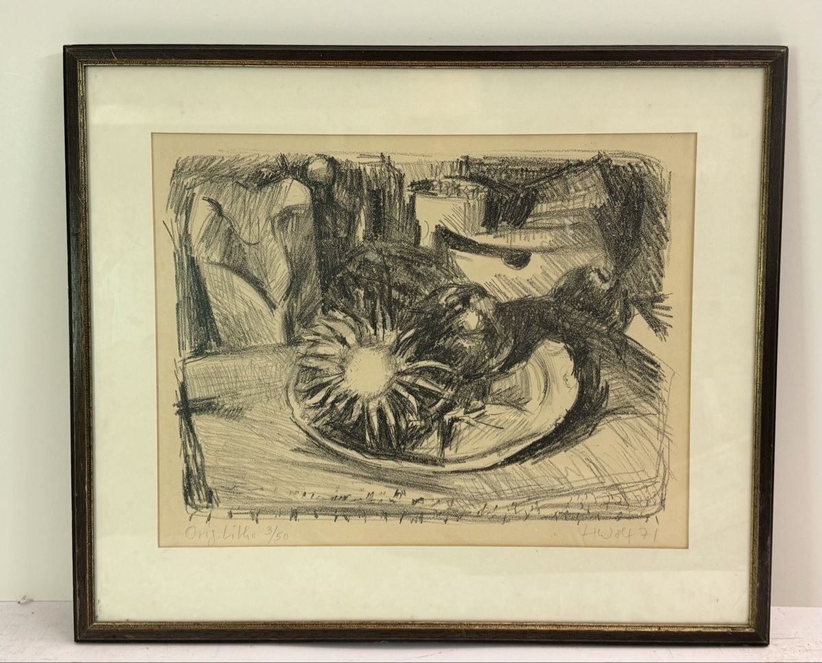 Grafica & Litografie: Hans Wolf - Orig. Lithographie – Usato da Solothurn venduto da NUVICO