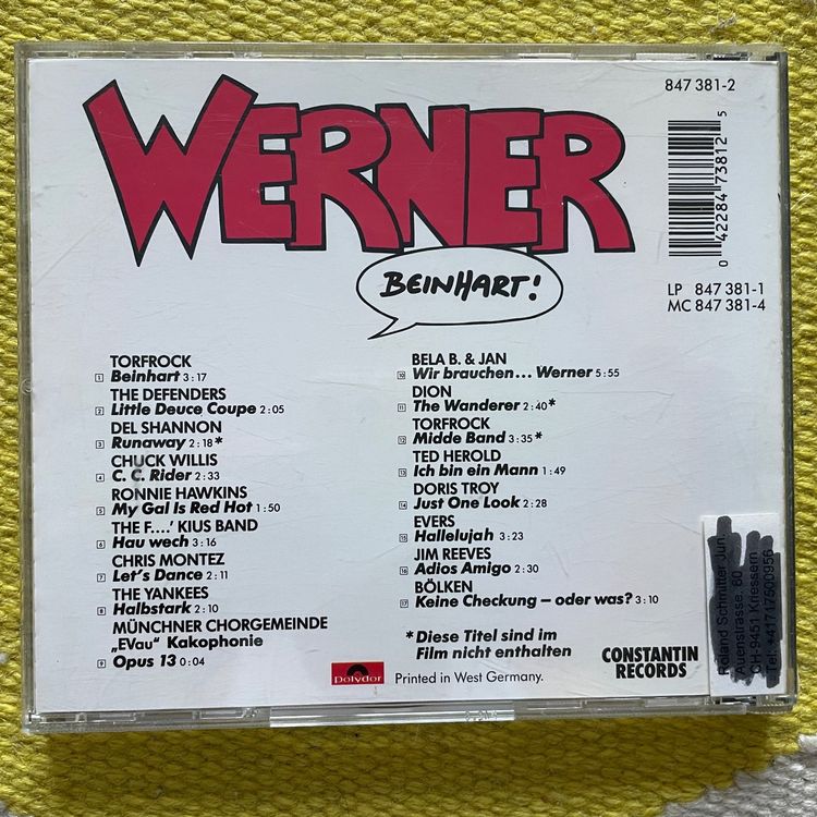 WERNER-BEINHART WIE EIN ROCKER (Gebraucht) in Rorschacherberg für CHF 2 ...