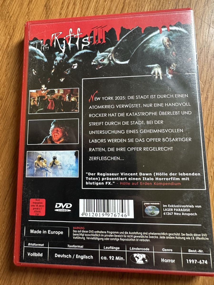 Alle DVDs: The Riffs 3 Red Edition DVD – Gebraucht aus Benken ZH von Audi-erich 1
