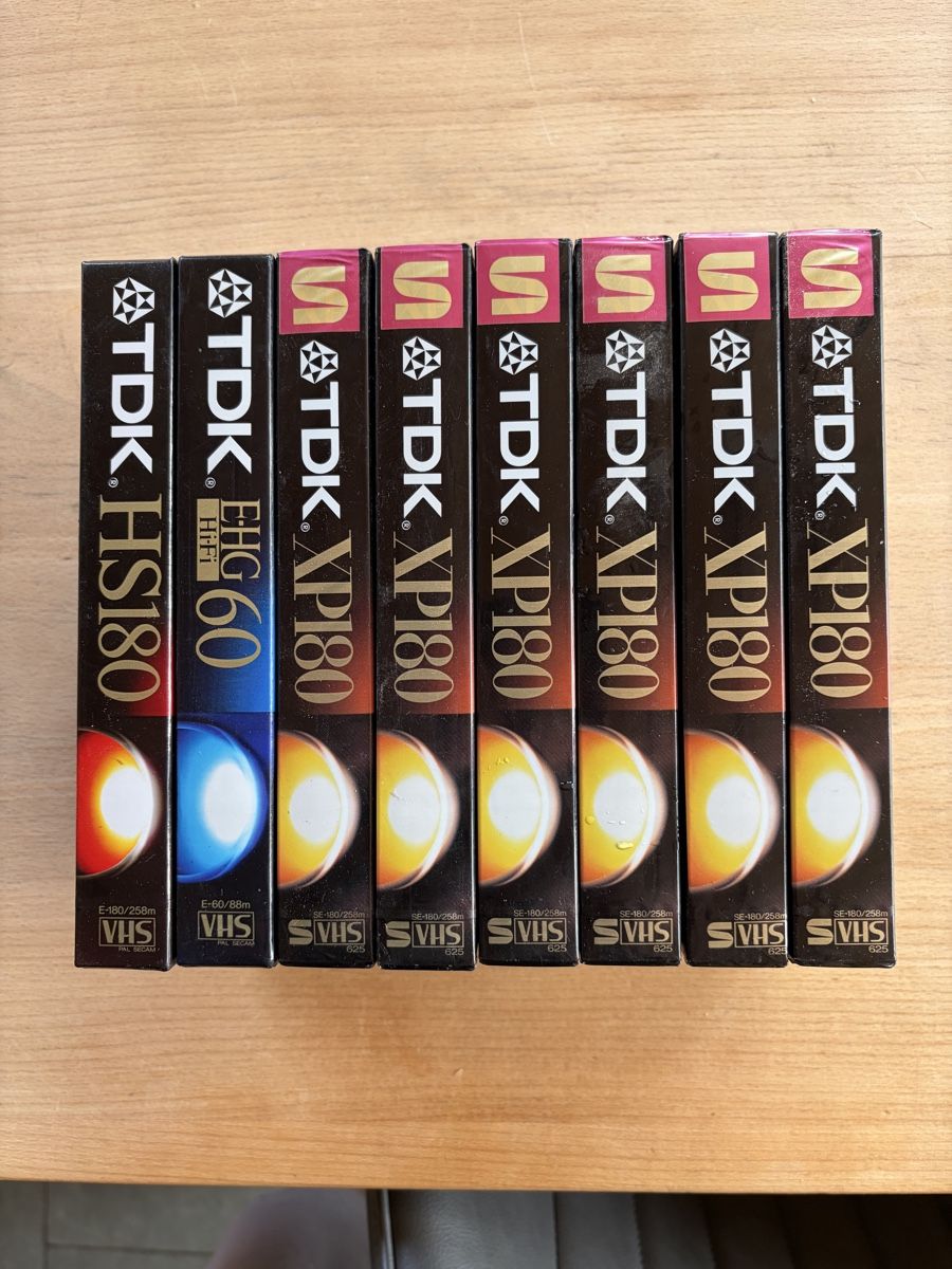 Cassette vuote: TDK VHS Kassetten Neu – Nuovo e nell'imballaggio originale da Serneus venduto da pipo17 1