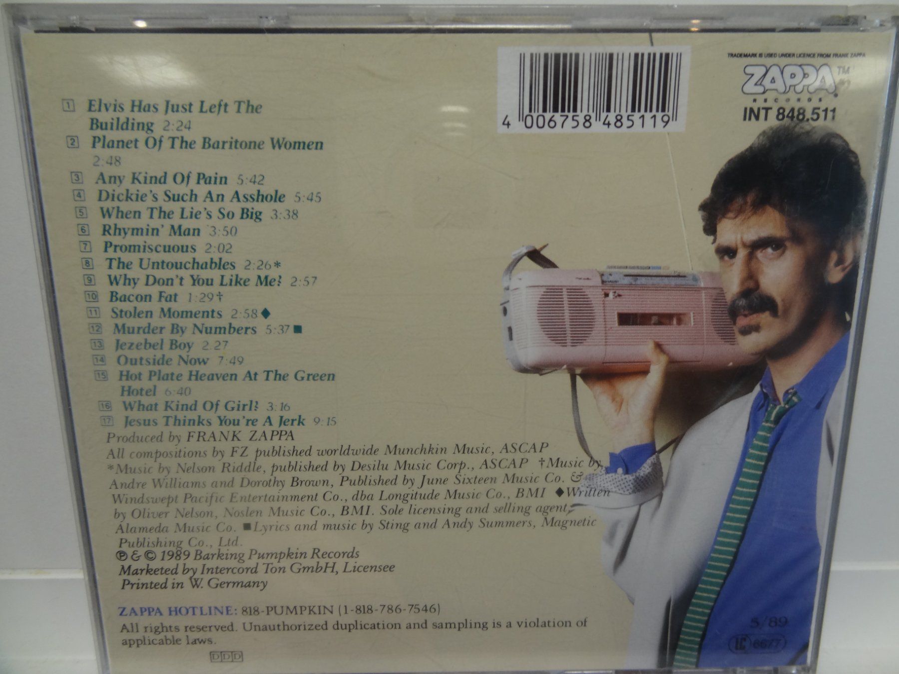 CD: Frank Zappa, Broadway The Hard Way – Usato da luzern venduto da musicandart 1