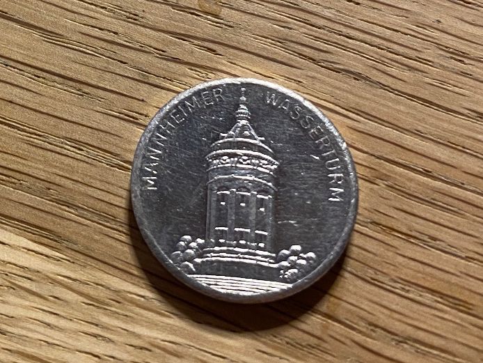 Medaglie: Mannheim Wasserturm Medaille – Usato da Vilters venduto da Zwaergli13