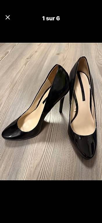 Zara Scarpe da donna: Chaussures noires vernis Zara – Nuovo (secondo la descrizione) da Goumoens-la-Ville venduto da SandieF