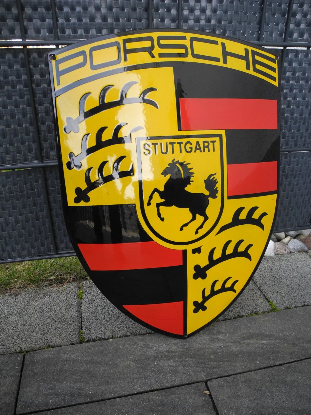 Porsche Insegne: GROSSES PORSCHE EMAILSCHILD – Nuovo (secondo la descrizione) da Reinach AG venduto da Huckleberrysix 2