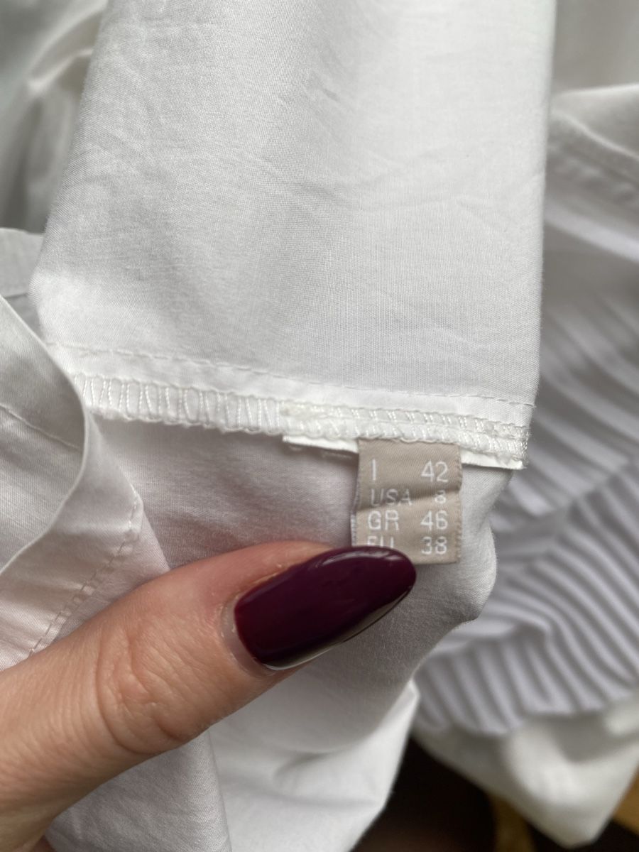 Stefanel Camicette: STEFANEL blouse white – Usato da Basel venduto da dar_ch4051 3