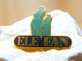 ❗  Ele Fan élephants vert grün Elephant +Versand Pin M11A.18