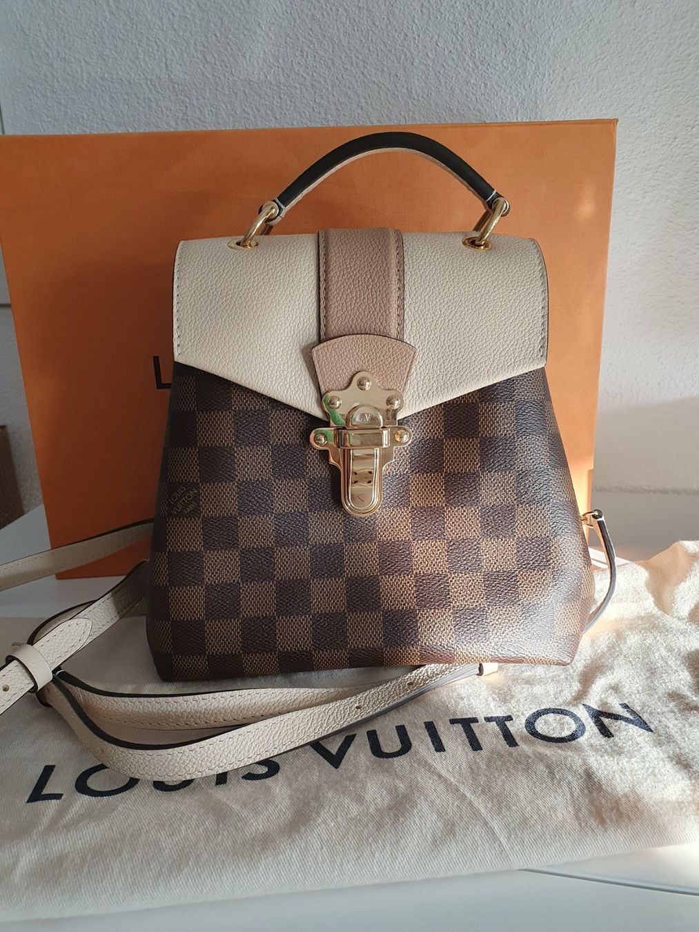 Louis Vuitton Zaini: Louis Vuitton Clapton Rucksack – Usato da Buch am Irchel venduto da mykira