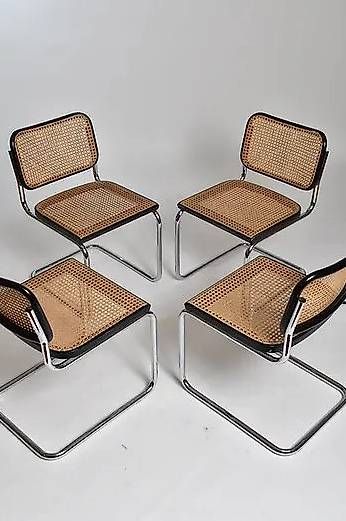 Sedie: Marcel Breuer Cesca Chairs 4er Set – Usato da Zürich venduto da IndividumCH