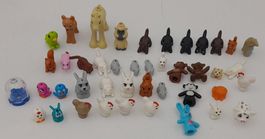 Lot 42 animaux LEGO– lapins, chats, poules, panda, etc.