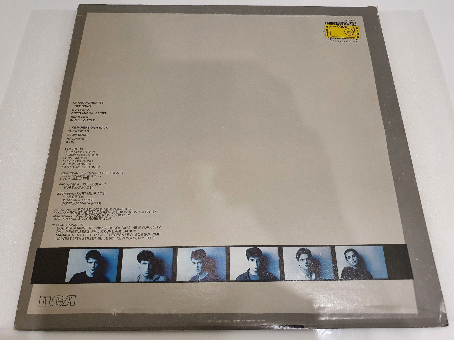 Vinyles: Polyrock – Changing Hearts – D'occasion à Uster par Vinyl-Leidenschaft 1