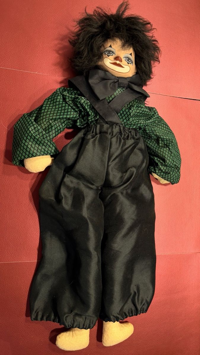Puppen: Vintageb- Clown- oder Harlekin - Puppe - ca. 57 cm – Neu (gemäss Beschreibung) aus Schlieren von KaRoPue 4