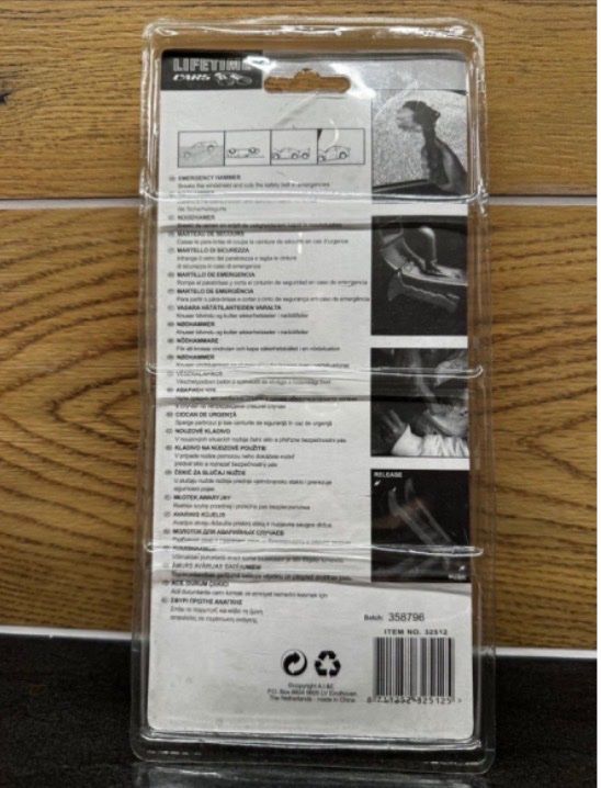 Tous les outils: Notfallhammer Autoscheiben Notfall-Werkzeug NEU – Neuf avec emballage d'origine à Aadorf par FRANKENFREDDY 1