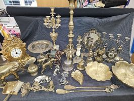 Messing Sammlung(Metall) Figuren, Schalen, Uhren und mehr!