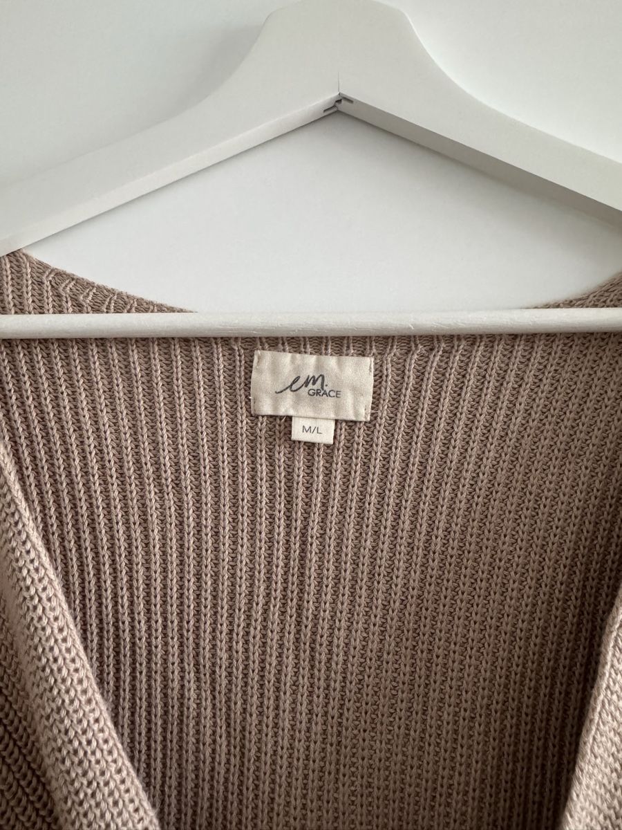 Maglioni & Felpe: Damen Pullover beige Grösse M/L - Wickeloptik Strick – Usato da Dietwil venduto da vera2301 1