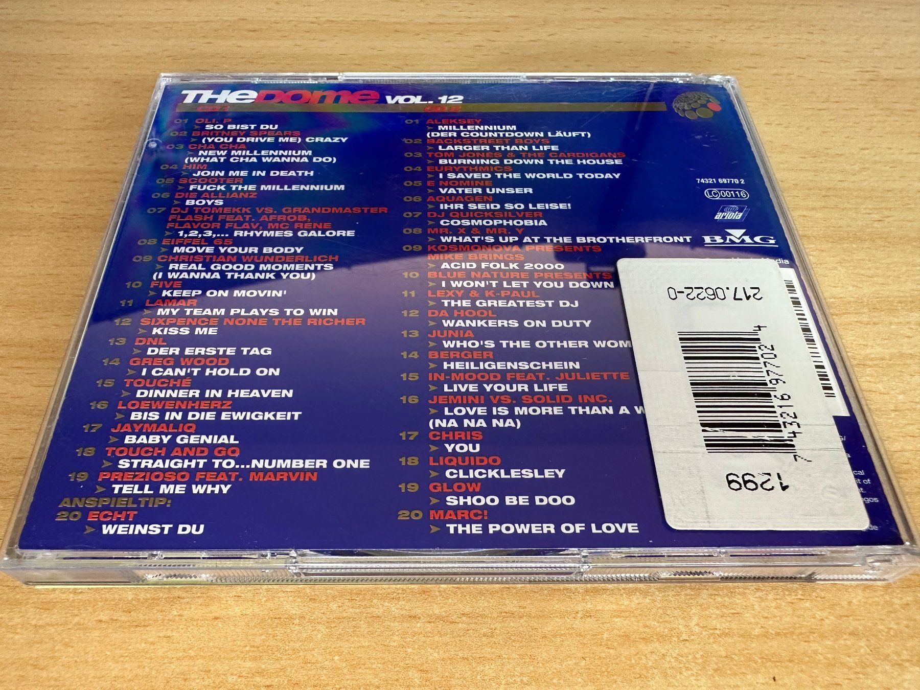 CD: Various – The Dome Vol. 12 - 2 CD – Usato da Rikon im Tösstal venduto da Alpenmutz 1