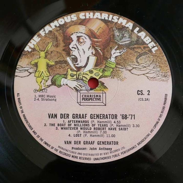 Van Der Graaf Generator☆68-71 UK Pink ChLPVanDe - 洋楽