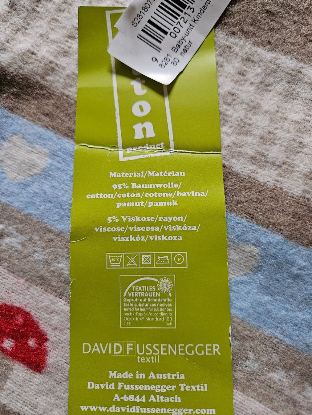 Coperte: NEU Babydecke David Fussenegger – Usato da Rifferswil venduto da fle_5nqr 1
