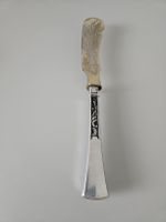 couteau à beurre JEZLER manche argent 800